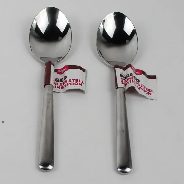 Lot of 2 Better Homes And Gardens Stainless Serving Spoons New With Tags 8.75"