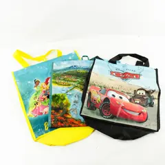 Lot of 3 Reusable Polypropylene Grocery Shopping Bags