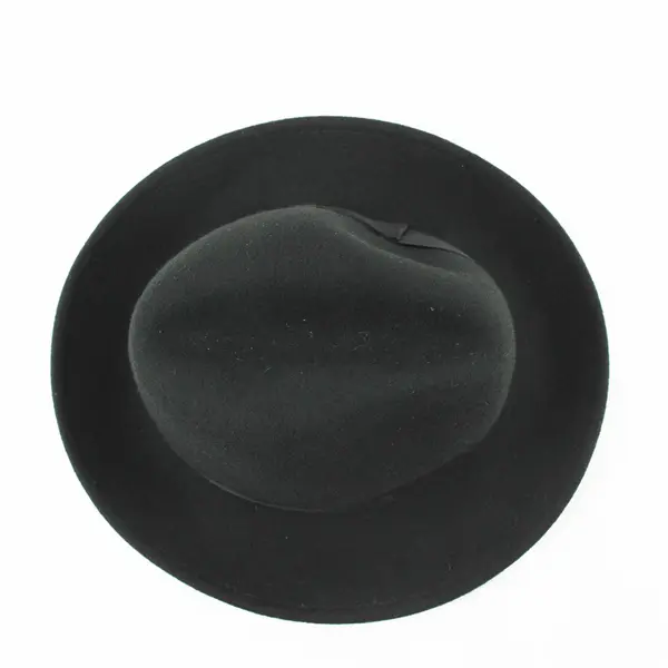 Hats in the Belfry Black Felt Fedora Hat Size S Men's