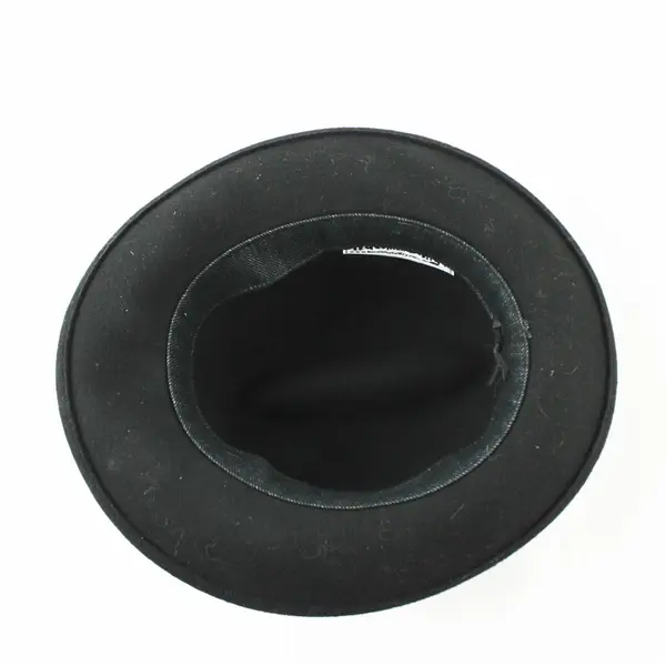 Hats in the Belfry Black Felt Fedora Hat Size S Men's