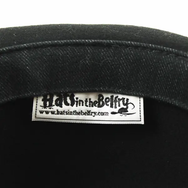 Hats in the Belfry Black Felt Fedora Hat Size S Men's