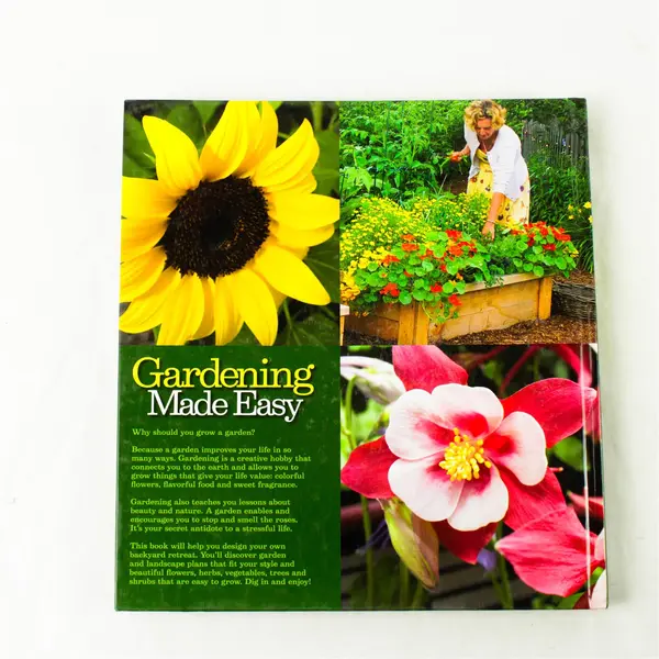 Better Homes & Gardens Gardening Made Easy Book Writing Inside
