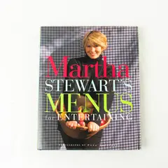 Martha Stewart's Menus for Entertaining Hardcover