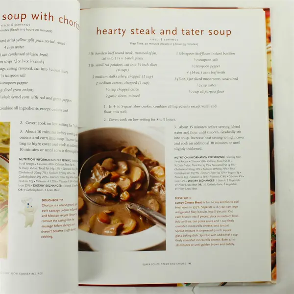 Pillsbury Doughboy Slow Cooker Recipes Hardcover Cookbook