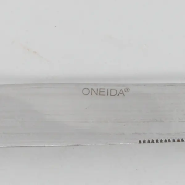 Lot of 5 Oneida Silver Gwendolyn Pattern 18/0 Stainless Dinner Knives 9.5"