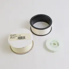 Lot 2 Rolls of Crafting Ribbon (one is Offray) & Roll of Craft Beading Filament