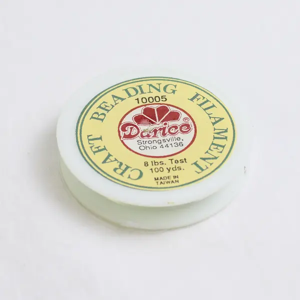 Lot 2 Rolls of Crafting Ribbon (one is Offray) & Roll of Craft Beading Filament