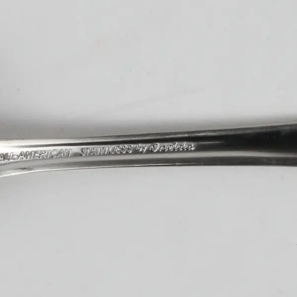 Lot of 6 Oneida Silver Glen Cove Pattern Stainless Salad Forks 6.25" Good