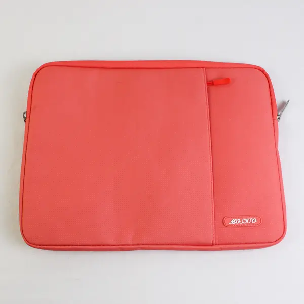 Mosiso Laptop Bag Orange 17" Internal Diagonal Plush Lining Water Resistant