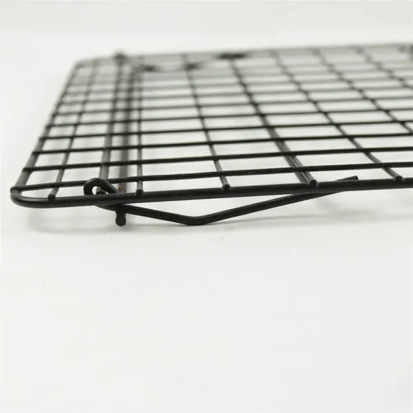 Set of 3 Black Wire Stackable Shelves 13x13 Desk Closet Pantry Organizer