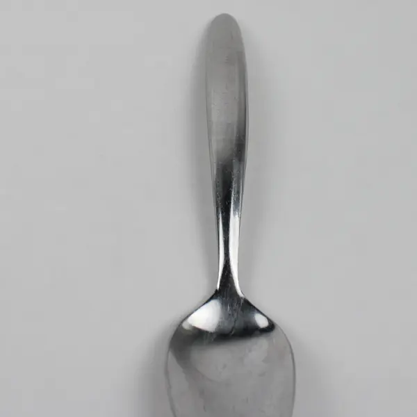 Lot of 6 Oneida Silver Unknown Pattern Stainless Oval Soup Spoons 7.25" Good