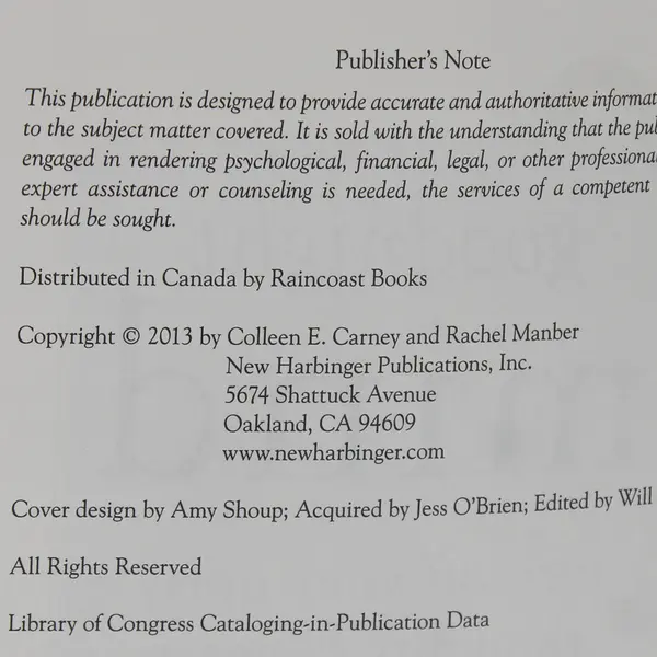 Goodnight Mind: Turn off Your Noisy Thoughts and Get a Good Night's Sleep 2013