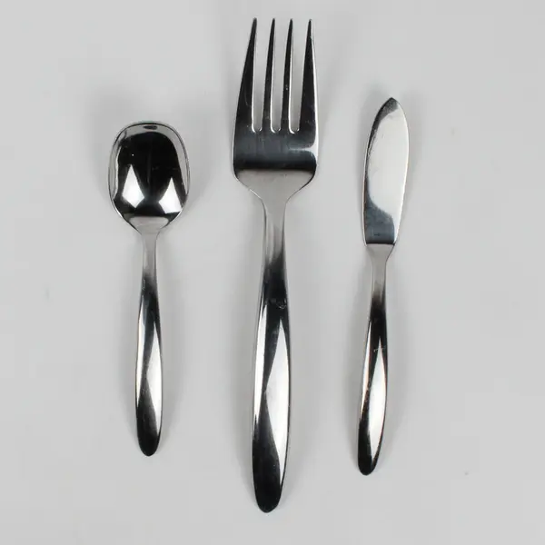 Lot of 3 Oneida Silver Unknown Pattern Stainless Flatware Pieces Good