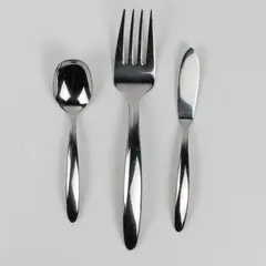 Lot of 3 Oneida Silver Unknown Pattern Stainless Flatware Pieces Good