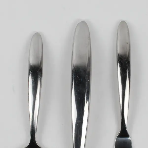 Lot of 3 Oneida Silver Unknown Pattern Stainless Flatware Pieces Good