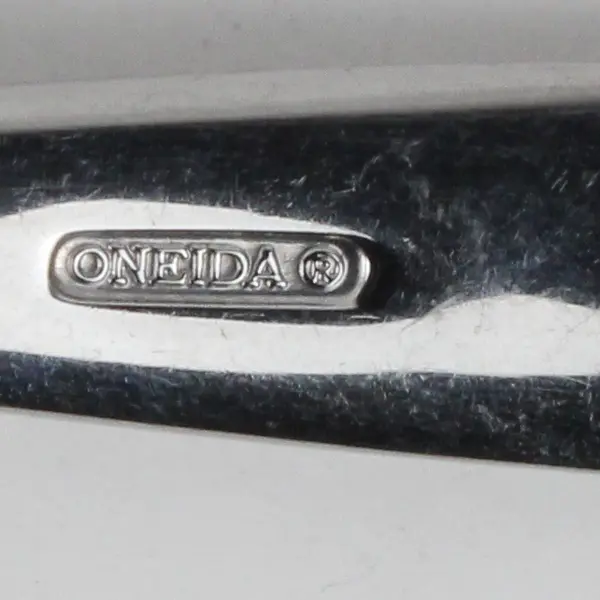 Lot of 3 Oneida Silver Unknown Pattern Stainless Flatware Pieces Good