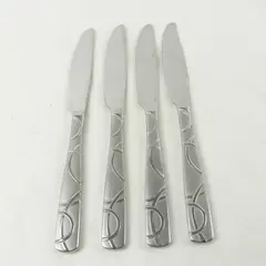 Set of 4 Cambridge Conquest Stainless French Solid Knives 9.5in
