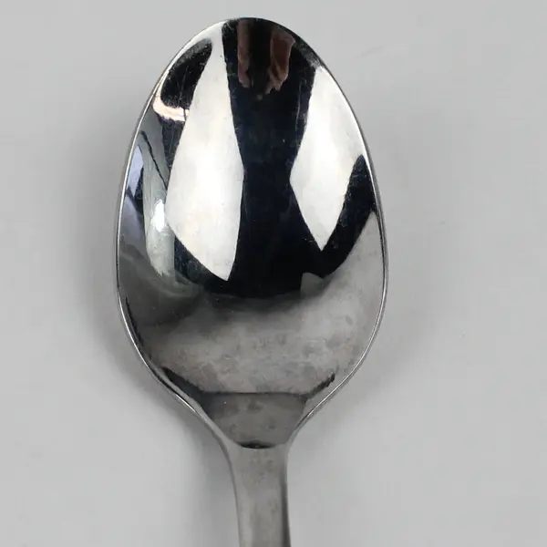 Lot of 2 Dash of That Sean Pattern Stainless Teaspoons 6.75" Long Good