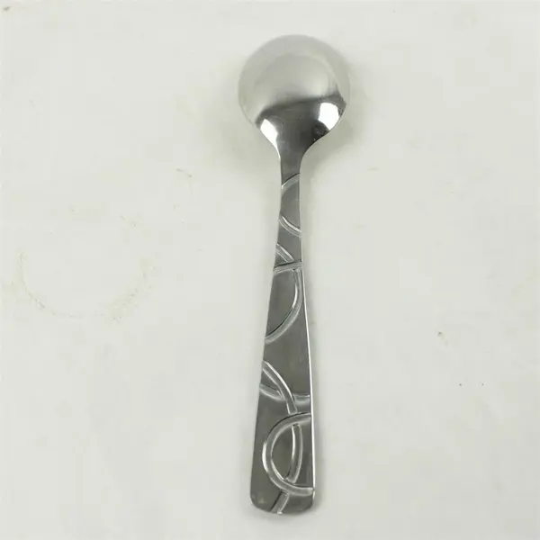 Set of 4 Cambridge Conquest Stainless Place/Oval Soup Spoons 