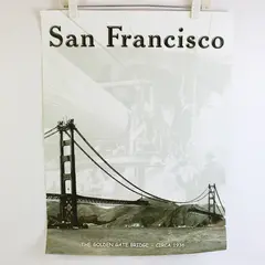 Golden Gate Bridge 18X24 Poster 1936 Historic Construction Photo Used California