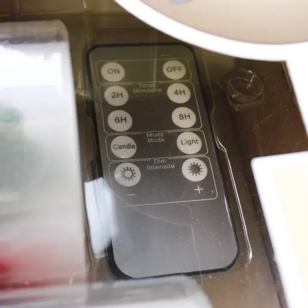 Apothecary & Company 3-Piece LED Poinsettias Candle Set w/Remote 2018