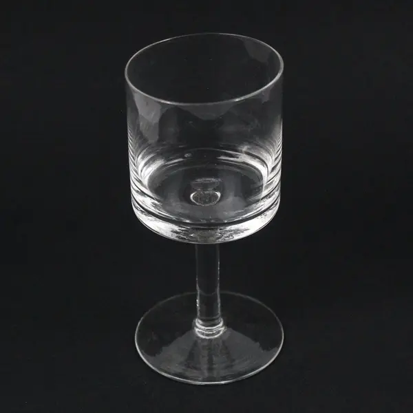 Lot Of 5 Matching Unbranded Clear Glass Cylinder Glasses/Candle Holder 5.75"