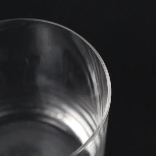 Lot Of 5 Matching Unbranded Clear Glass Cylinder Glasses/Candle Holder 5.75"