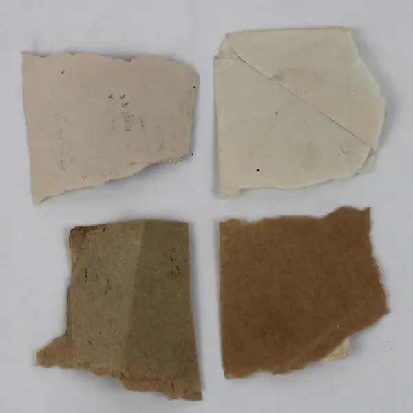 Lot Of 4 India 8nP Stamps 1957 Used Canceled On Paper Children's Day