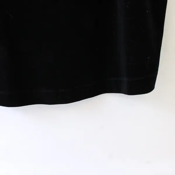 Chico's Women's 2 Black Velour Wide Strap Sleeveless Tank Top