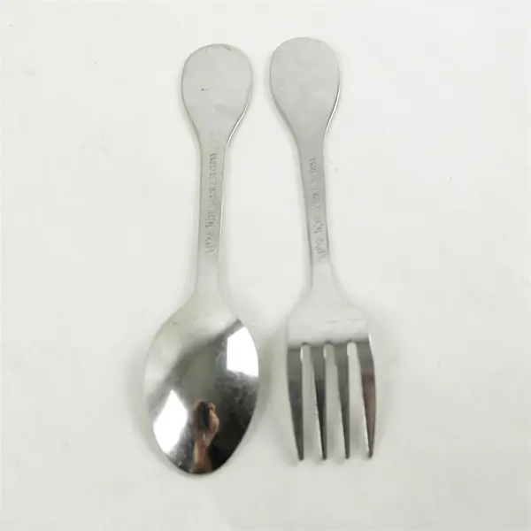 Tommee Tippee Heart Bear Toddler Spoon & Fork Set