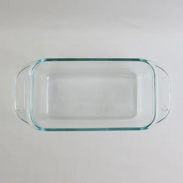 Pyrex Clear Glass Bread Loaf Baking Pan With Handles 4.5" x 8.5" 1.5 Qt #2213