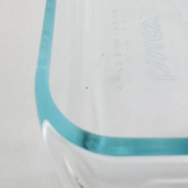 Pyrex Clear Glass Bread Loaf Baking Pan With Handles 4.5" x 8.5" 1.5 Qt #2213