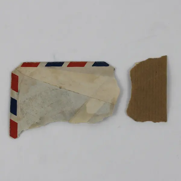 Lot Of 4 India Victory Tower Chittorgarh 1 Rupee Stamps Used Canceled On Paper