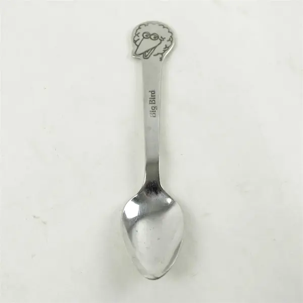 Vtg Big Bird Sesame Street Kids Utensil Set Spoon Fork Butter Knife