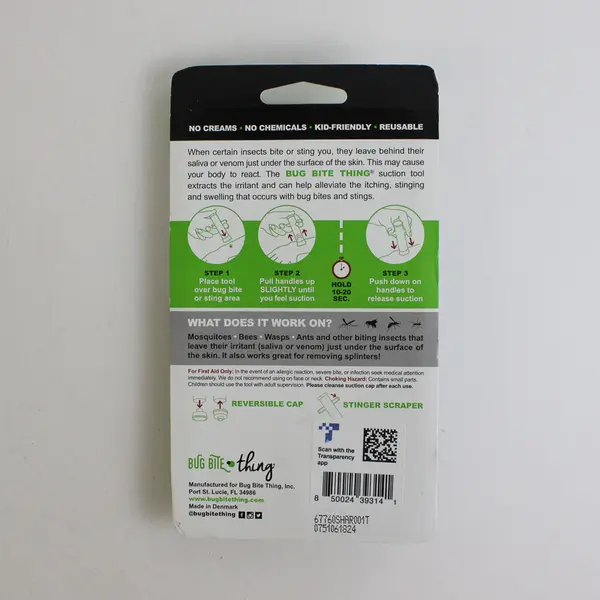 Bug Bite Thing Suction Tool Poison Remover Insect Bite and Sting 1 Pack NEW