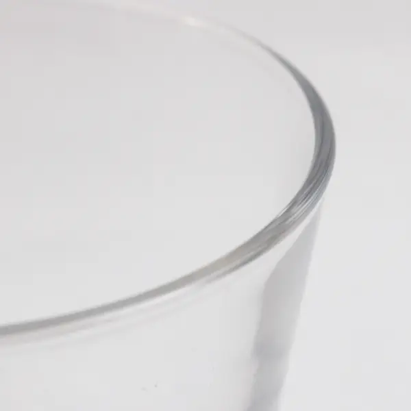 Lot Of 4 Unbranded Matching Clear Glasses/Votive Candle Holders 3" Tall