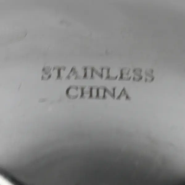 Lot of 5 Cambridge Silver Charlotte Pattern Stainless Solid Serving Spoons Rare