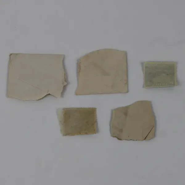 Lot Of 5 India Stamps Used On Paper Tilaiya Dam Agriculture Train 1950s