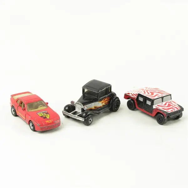 Lot of 3 Hot Wheels Matchbox Diecast Cars Collectible Toy Cars
