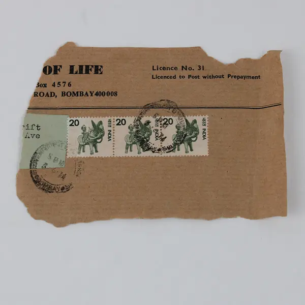 Lot Of 6 India Stamps Used On Paper 1974 Horse Mangoes Plucking Tea Gnat Jet