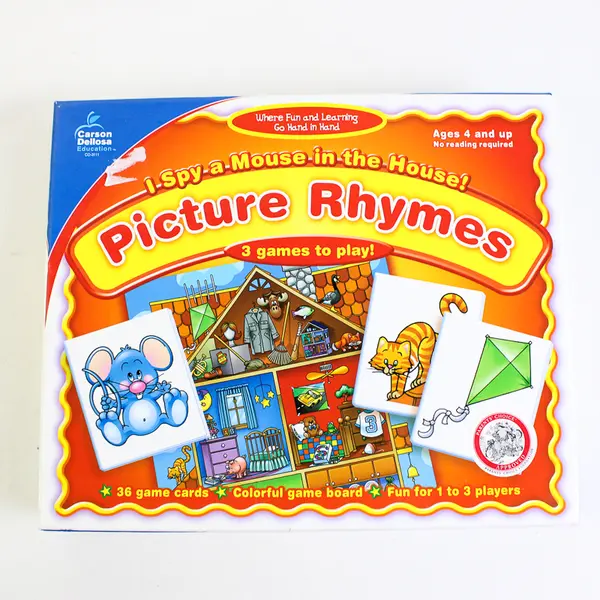 Carson-Dellosa I Spy a Mouse in the House Picture Rhymes Missing Instructions