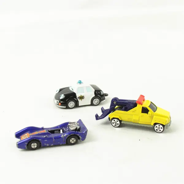 Lot of 3 Mixed Hot Wheels Matchbox Diecast Cars - Collectible Toy Cars