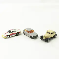 Lot of 3 Mixed Hot Wheels Matchbox Diecast Cars Collectible Toy Cars
