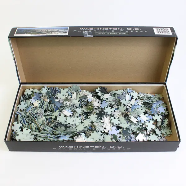 Washington D.C. Panoramic Jigsaw Puzzle 3+ Feet Wide 750 Pieces Complete