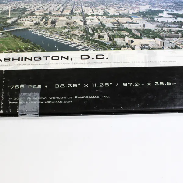 Washington D.C. Panoramic Jigsaw Puzzle 3+ Feet Wide 750 Pieces Complete