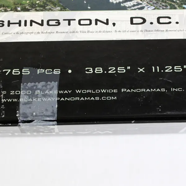 Washington D.C. Panoramic Jigsaw Puzzle 3+ Feet Wide 750 Pieces Complete