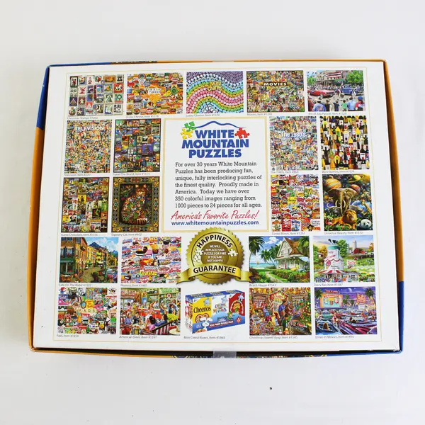 White Mtn. 1,000 pc. Jigsaw Puzzle Tapestry Cat #402 , 2021 