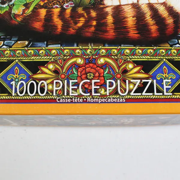 White Mtn. 1,000 pc. Jigsaw Puzzle Tapestry Cat #402 , 2021 