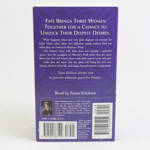 Key Of Light By Nora Roberts Read By Susan Ericksen (Audio Book, 7 Cassettes)