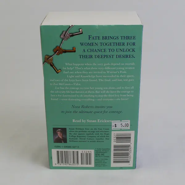 Key Of Valor By Nora Roberts Read By Susan Ericksen (Audio Book, 7 Cassettes)